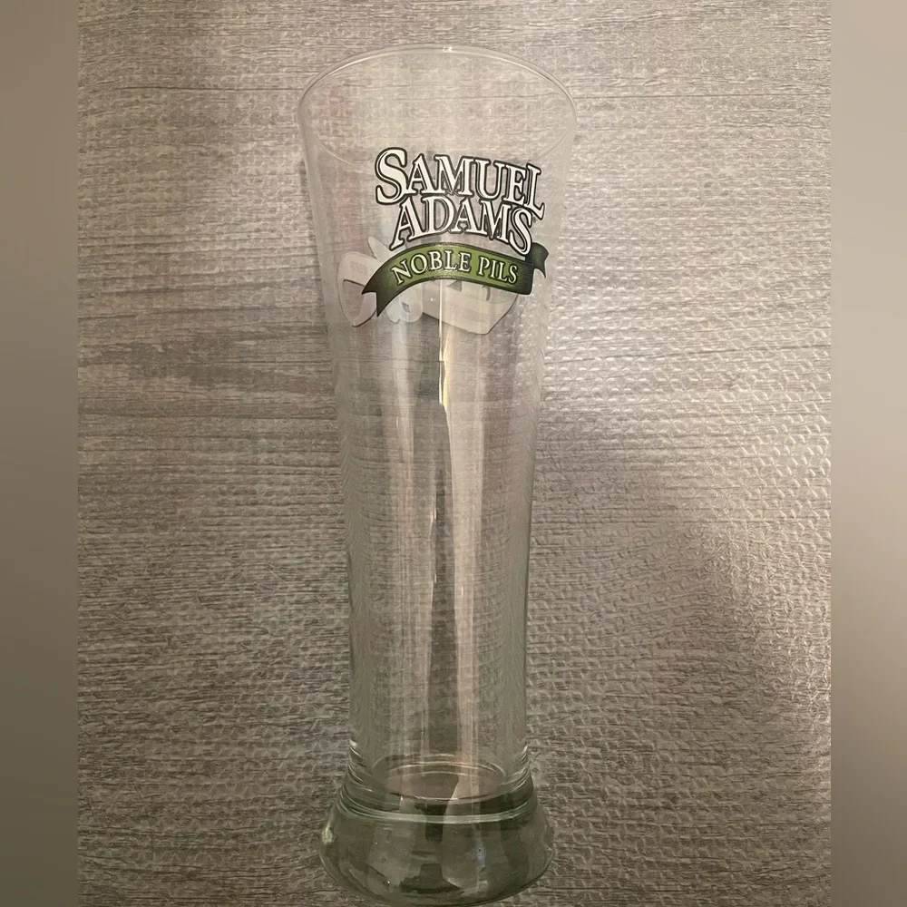 Samuel Adams Tall Drinking Glass.